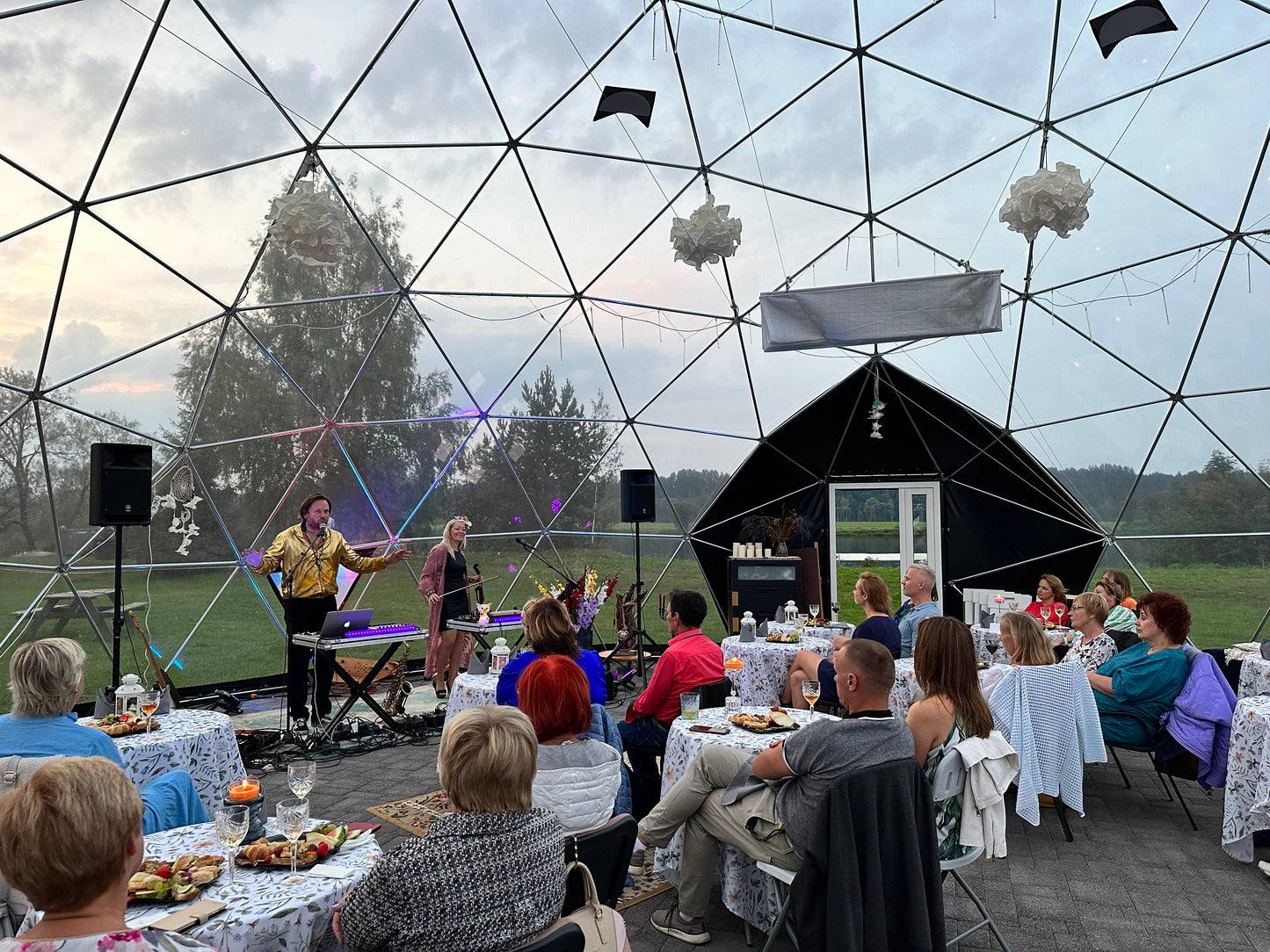 August 23, 8:00 PM, duet He and She: Fred Hormain and Ilze Lejiņa "Spiritualité"