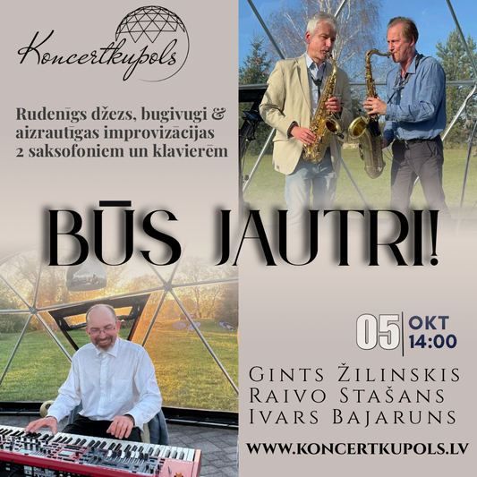 Season opening May 3 19:00 Raivo Stašans concert at the tables