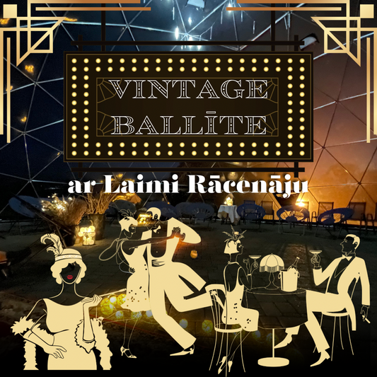 30.09. 19:30 Vintage Party with Laimi Rācenāju and Ginta Žilinski: Happy Jazz