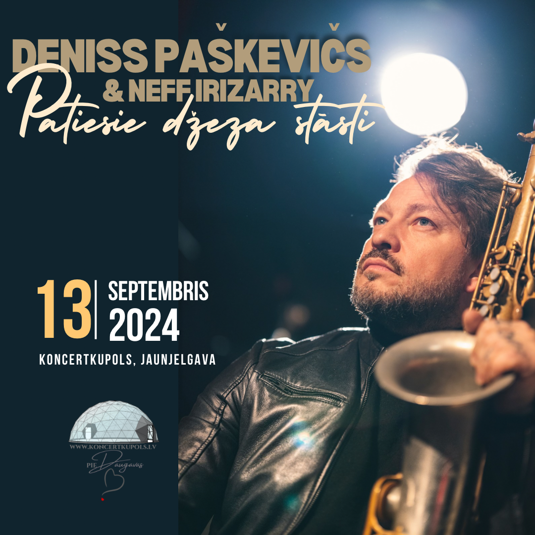 13.09 19:00 Romantic evening “True jazz stories” with Deniss Paškevičs & Neff Irizarry