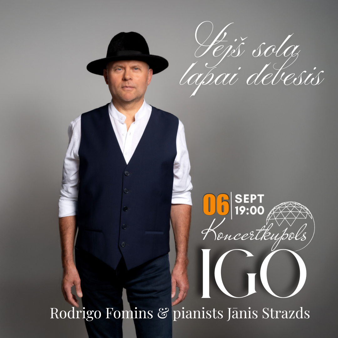 6.09 19:00 Vējš sola lapai debesis | Igo, Jānis Strazds