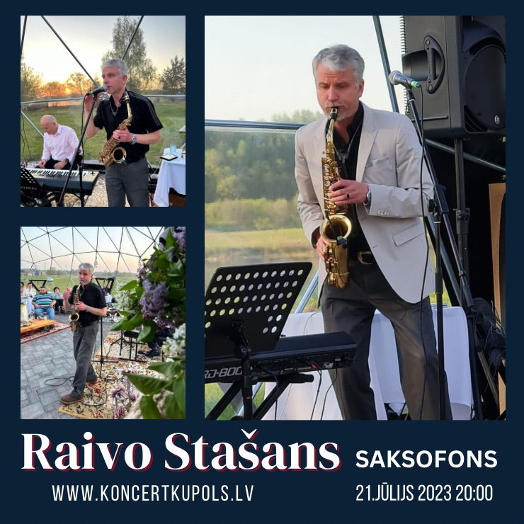 21.jūlijs 20:00 Raivo Stašans koncerts pie galdiņiem