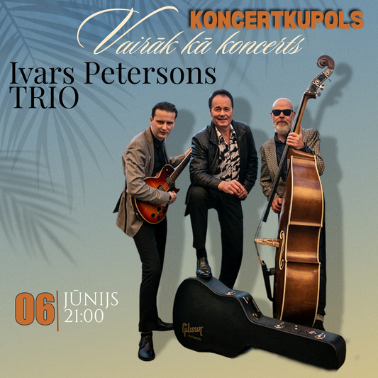06.06 21:00 Peterson Band Trio | Rock & Roll zelta laikmets