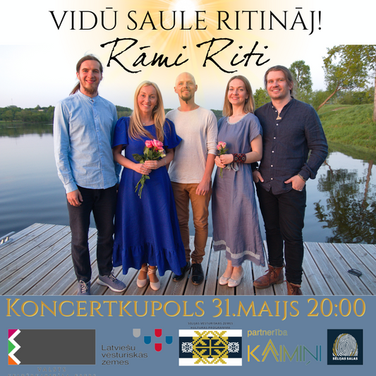 May 31, 20:00 "Rāmi Riti" at the Jaunjelgava Concert Dome