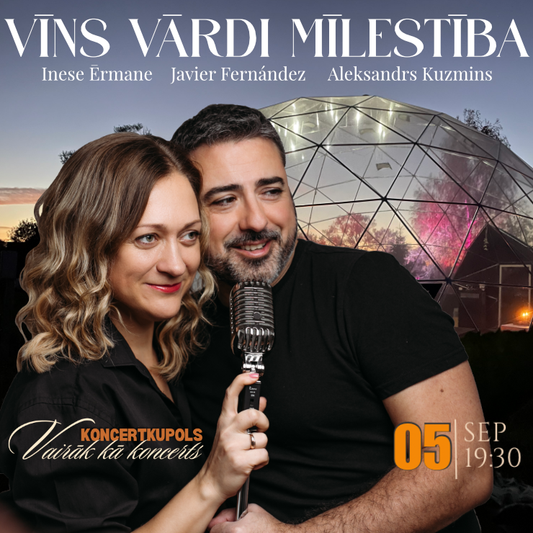 05.09 19:30 Vīns, Vārdi, Mīlestība | ar Javier Fernandez Cruz un Inesi Ērmani