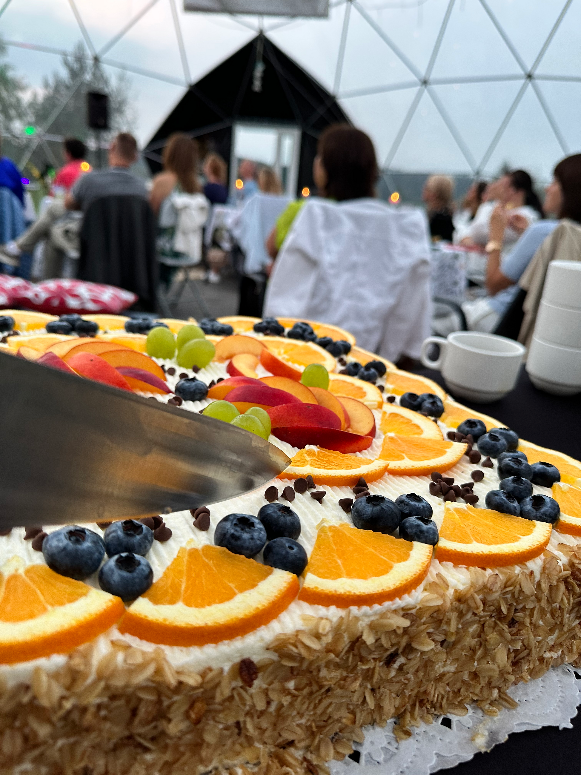 Frank Sinatra, koncerts pie galdiņiem, koncertkupols