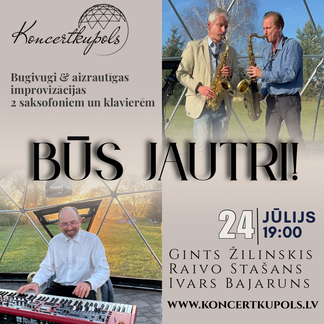 Season opening May 3 19:00 Raivo Stašans concert at the tables