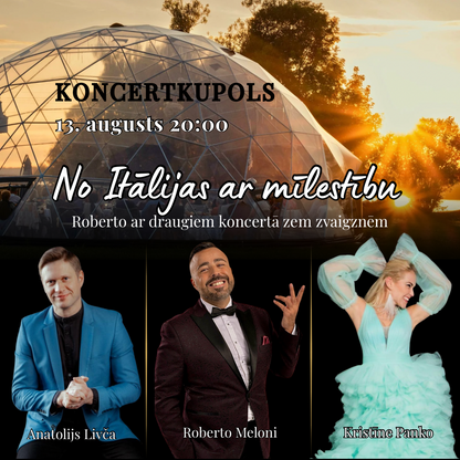 13.08. Roberto ar draugiem | Koncerts zem zvaigznēm