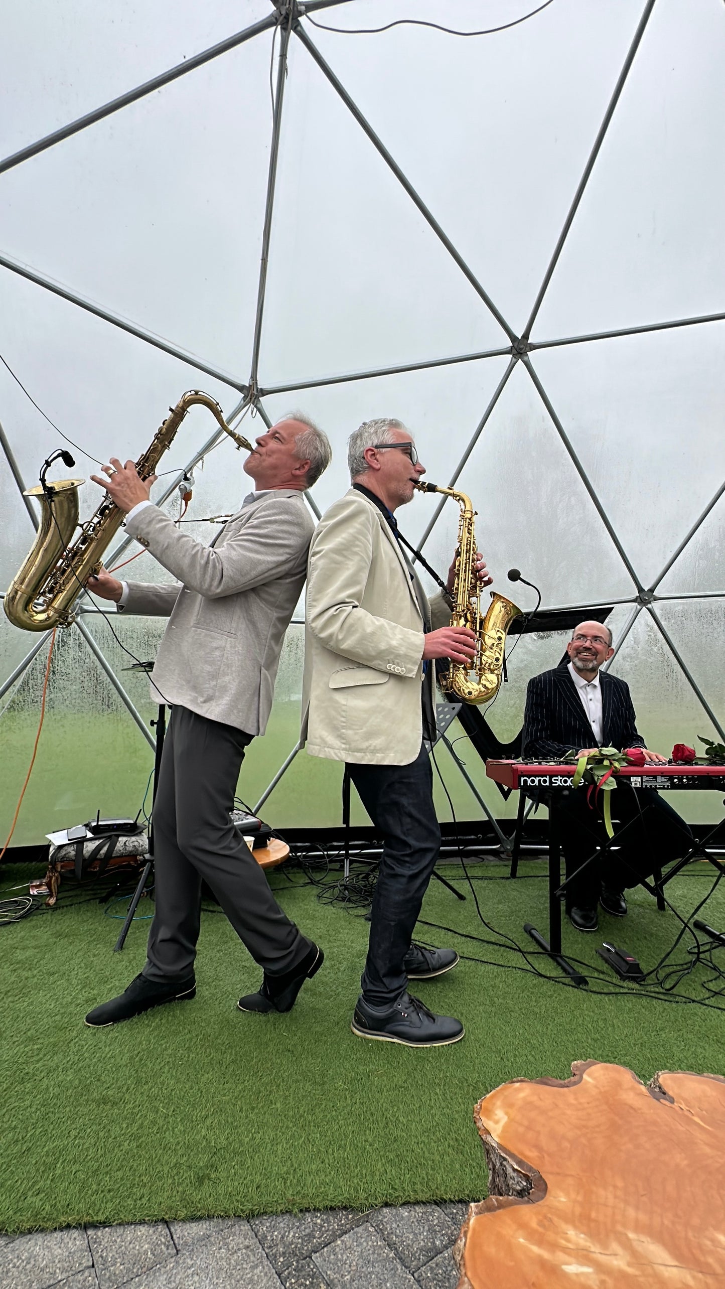 3.05 17:00 Divi saksofoni & klavieres | Raivo Stašans, Ivars Bajaruns, Gints Žilinskis