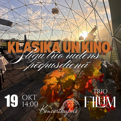 19.10 14:00 Trio Filum Kamermūzika | vijole, alts & čells | stīgu trio