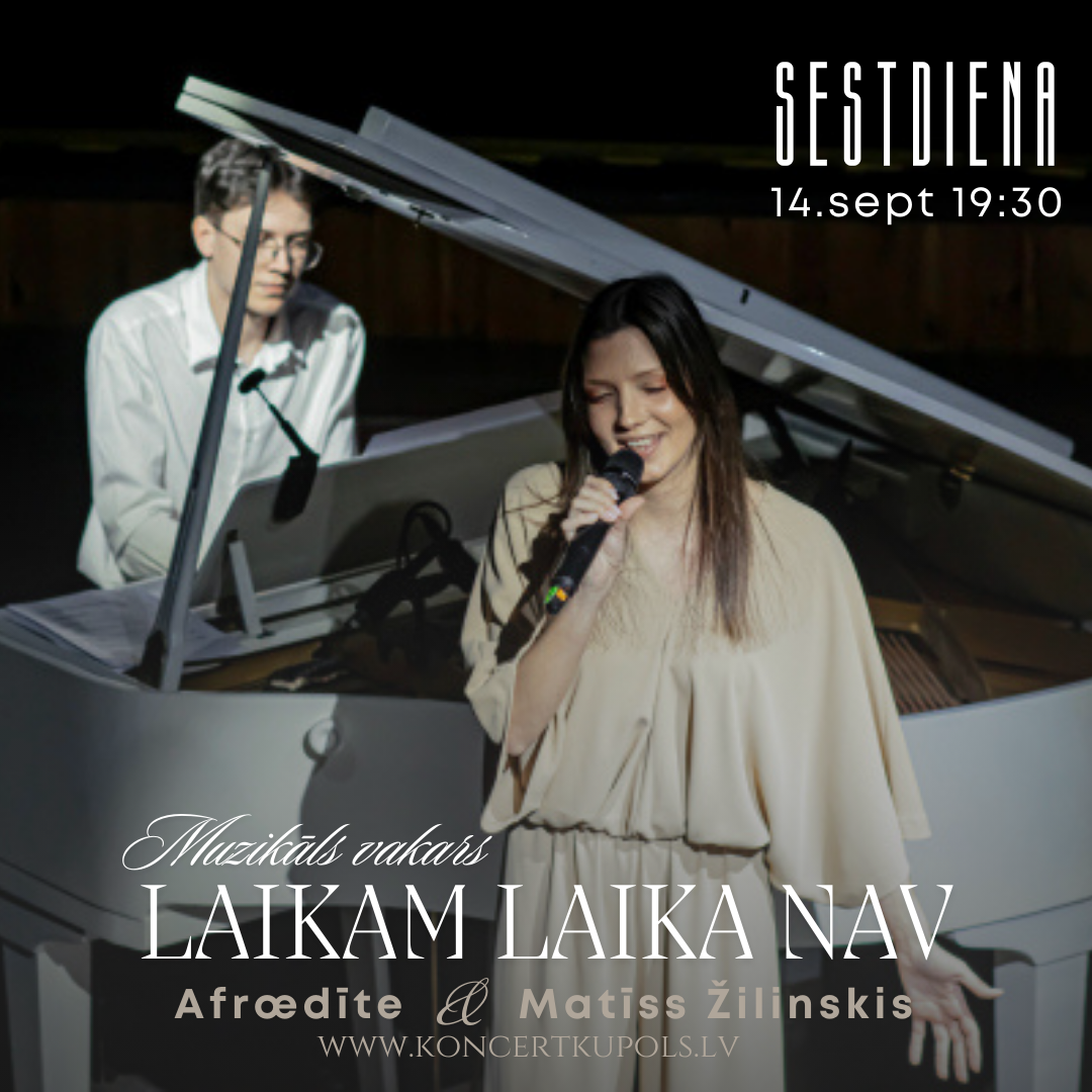 14.09 19:30 “Laikam laika nav” | Muzikāls vakars