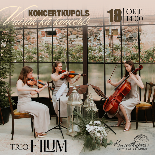 18.10 14:00 Trio Filum | divas vijoles & čells