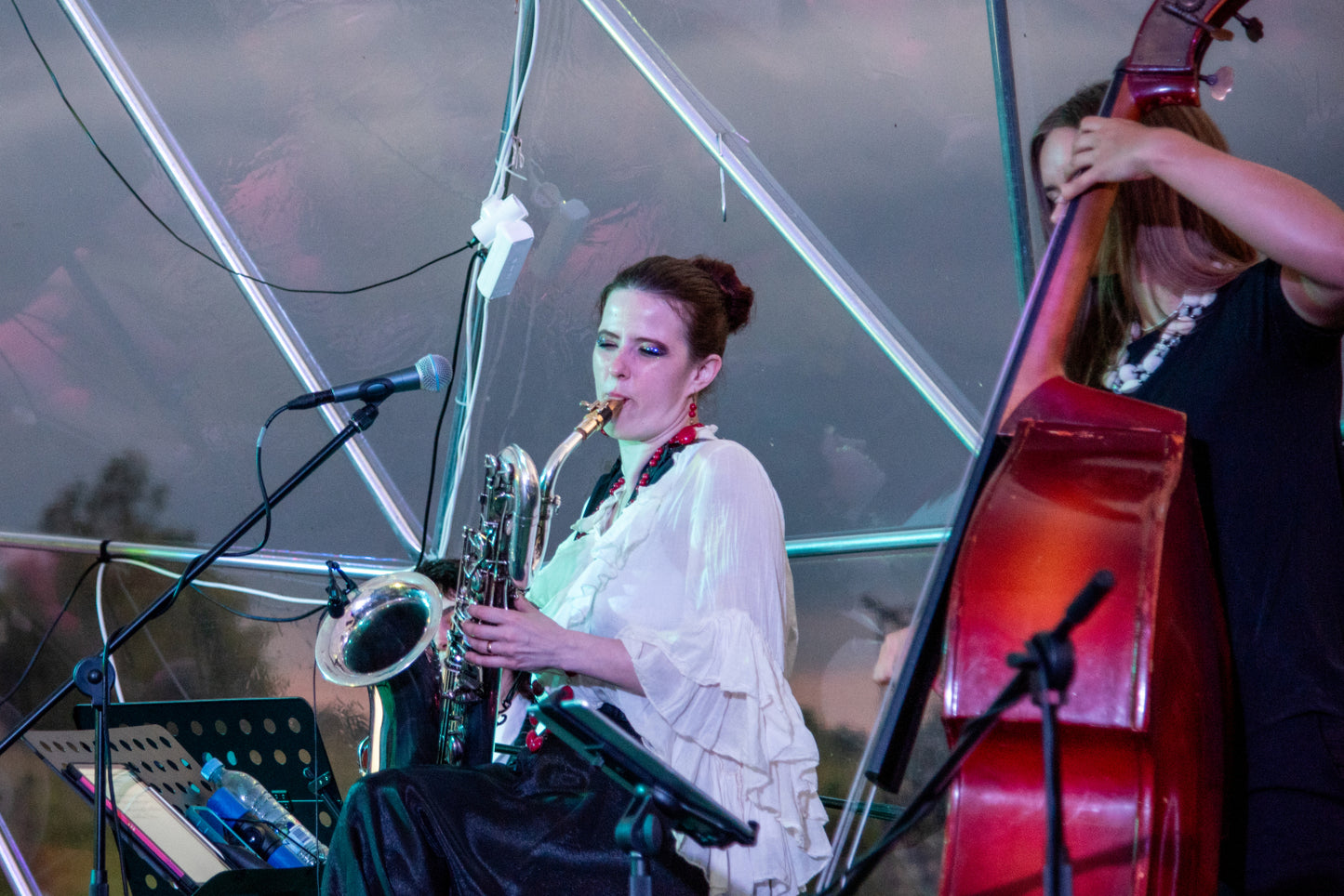 25.04 19:00 Meitenes džeza pasaulē | Vokāls un saksofons, klavieres, kontrabass