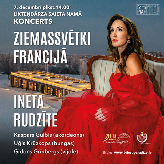 7.12 14:00 Likteņdārzs | Ziemassvētki Francijā ar Inetu Rudzīti