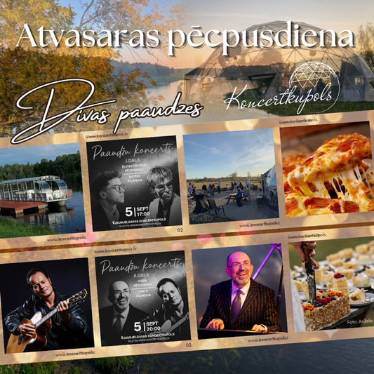 5.sept Jaunās zvaigznes 17:00 & Leģendas 20:00 — Divu paaudžu koncertstāsts ar picām garajā starpbrīdī