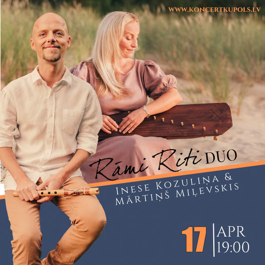 17.aprīlis 19:00 "Rāmi Riti” - DUO |Dainu meditācija “Pavasara elpa”