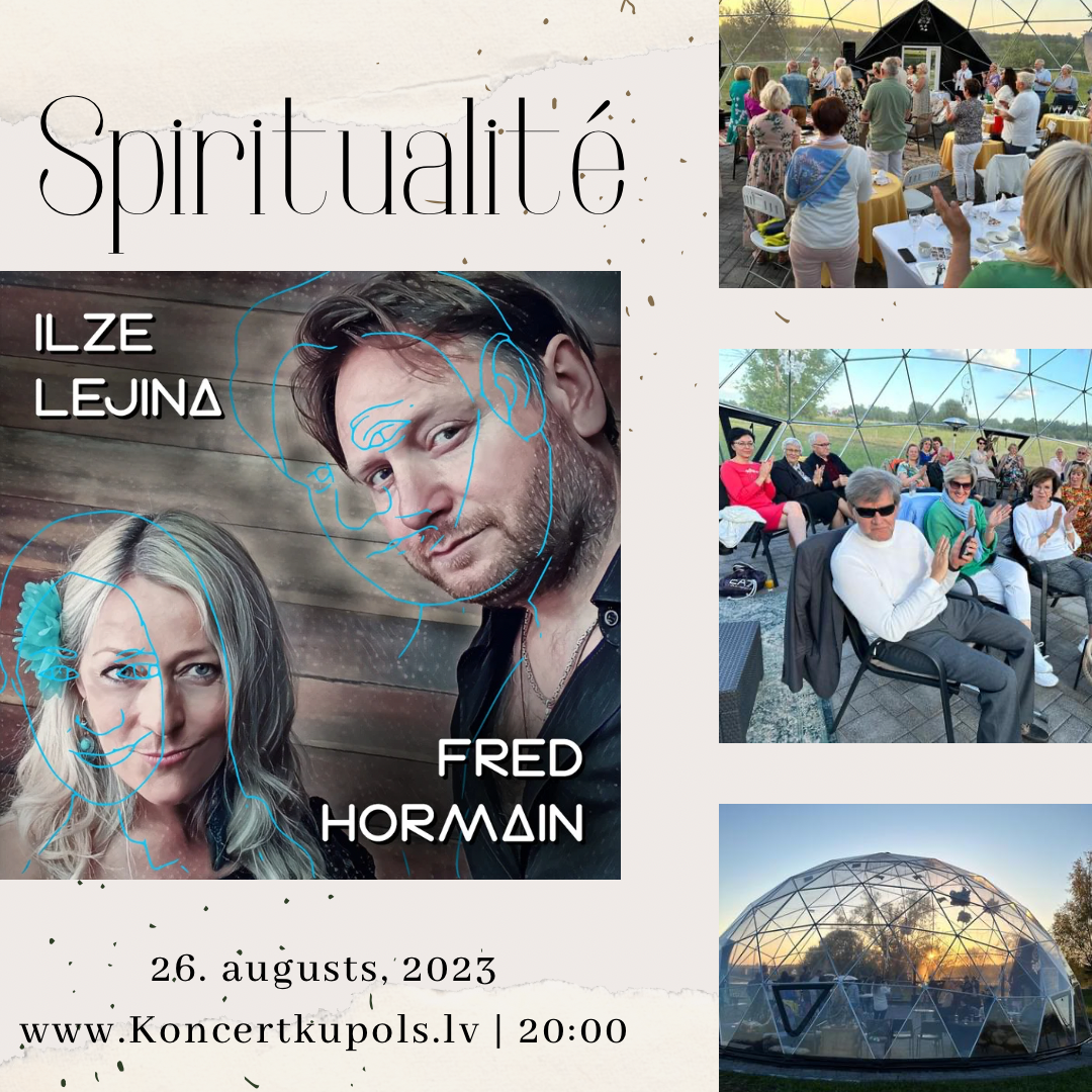 26.augusts 20:00 duets Viņš un Viņa: Fred Hormain un Ilze Lejiņa ”Spiritualité”