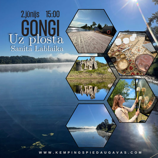 2.jūnijs 15:00 Gongi uz Daugavas