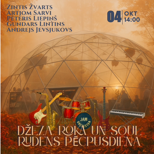 4.10 14:00 Džeza, roka un soul rudens pēcpusdiena ar Jam Orchestra