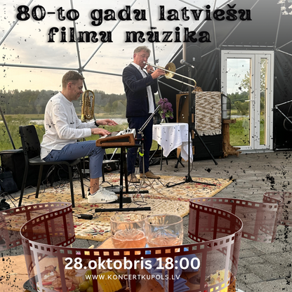 28.10. 18:00 sezonas noslēguma ballīte ar 80to gadu mūziku, vakars pie galdiņiem