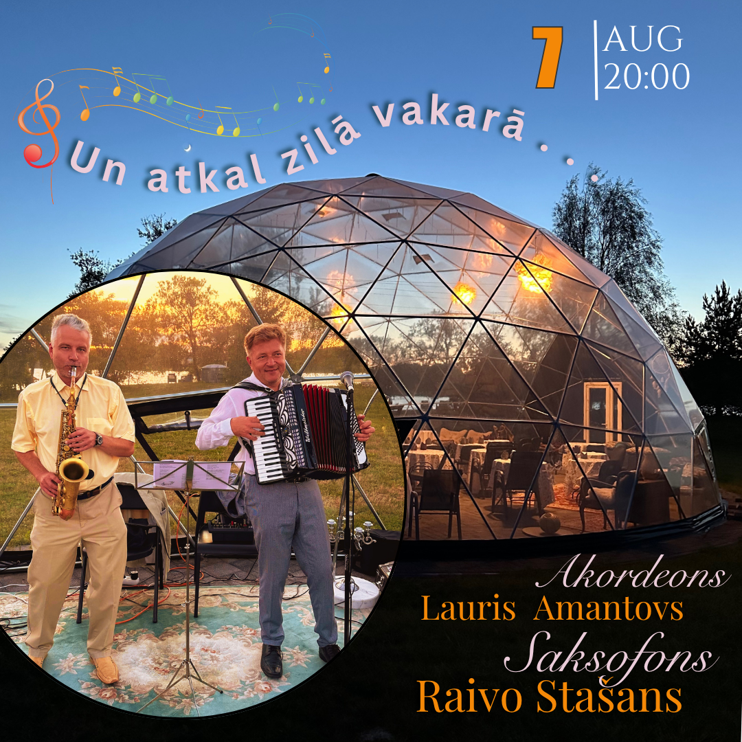 7.augusts 20:00 Sadziedāšanās ar Raivo Stašanu un Lauri Amantovu